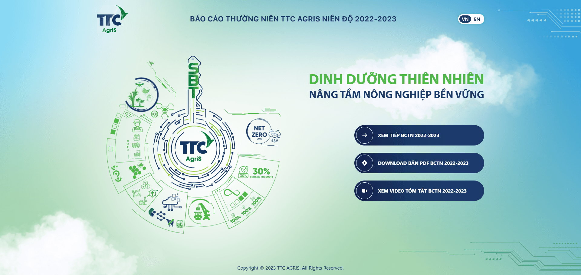 BÁO CÁO THƯỜNG NIÊN TTC AGRIS